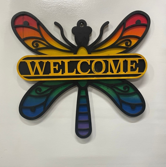 Handmade Welcome sign - Picture 4 of 5